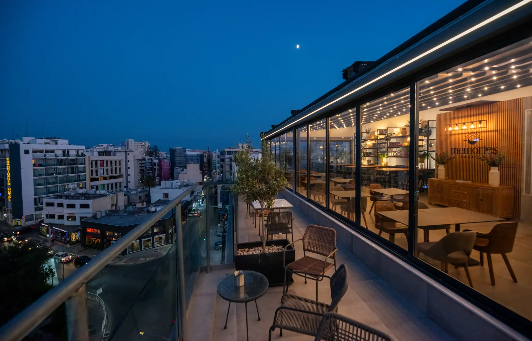 A Night Out in Larnaca: Dinner, Wine, and City Lights